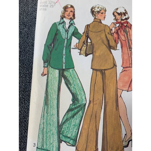 Simplicity Misses Jacket Shorts Pants Sewing Pattern sz 10 5931 - uncut - Picture 3 of 11